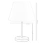 Opviq Lámpara de Mesa AYD - 1977 Crema